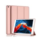 BuLand Store Apple iPad 10.2 Inc 8. Nesil (2020) Kalemlikli Yatay Standlı Versa Smart Kılıf A2270 A2428 A2429 A2435 - Rose Gold