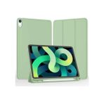 BuLand Store Apple iPad Air 11 M2 (2024) Kalemlikli Uyku Modlu Yatay Standlı Versa Smart Kılıf A2902 A2903 A2905 - Açık Yeşil