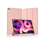 BuLand Store Apple iPad Air 11 M4 (2026) Kalemlikli Uyku Modlu Yatay Standlı Versa Smart Kılıf - Air 11 2026 M4 - Rose Gold