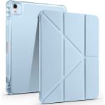 BuLand Store Apple iPad Air 13 2024 M2 Kılıf Üçlü Kapak Pratik Modern Teknolojik Kalem Bölmeli Standlı Kılıf - Mavi