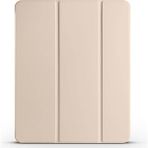 BuLand Store Apple iPad Air 13 2025 M3 Smarthold Pencase Tablet Kılıfı Kapaklı Kalem Gözlü Katlanabilir Standlı Koruma Kılıfı - Akıllı Koruma, Maksimum Konfor! - Gold