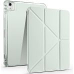 BuLand Store Apple iPad Air 13 2026 M4 Kılıf Üçlü Kapak Pratik Modern Teknolojik Kalem Bölmeli Standlı Kılıf - Açık Yeşil