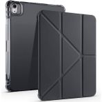 BuLand Store Apple iPad Air 4 10.9 2020 (4.nesil) Kılıf Üçlü Kapak Pratik Modern Teknolojik Kalem Bölmeli Standlı Kılıf - Siyah