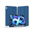BuLand Store Apple iPad Air 4. Nesil 10.9 (2020) Kalemlikli Yatay Standlı Versa Smart Kılıf A2316 A2324 A2325 A2075 - Petrol Yeşili