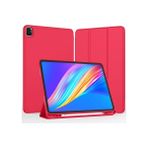 BuLand Store Apple iPad Pro 11 (2021) 3. Nesil Kalemlikli Yatay Standlı Versa Smart Kılıf A2377 A2459 A2301 A2460 - Kırmızı