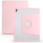 BuLand Store Apple iPad Pro 11 (3.nesil) 2021 Spinguard Pro - Koruma ve Konfor Kalem Bölmeli Dönebilen Standlı Kılıf - Pembe