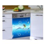 Bulaşık Makinesi Sticker Kaplama Beyaz Eşya Kaplama Suda Balık