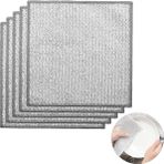 Bulaşık Ovma Ovalama Yanmış Yağ Ağır Kir Bezi Teli Telli Bez - 20x20 Cm. - 5 Adetlik Paket