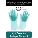 #Bulaşıkeldiveni Isıya Dayanıklı Rahat Sağlam Silikon Bulaşık Yıkama Eldiveni Fırçası Temizlik