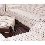 Buldan 180x300 Karışık Renkli 180x300 cm Pamuklu Maxi Koltuk Çekyat Örtüsü