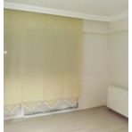 Buldan 190x200 El İşi Dantelli Naturel Perde