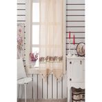 Buldan Concept Buldan Işi Kaneviçeli Perde Lila Nakış, Beyaz, 100 X 220,