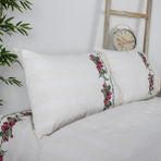 Buldan Concept Buldan Işi Otantik Çift Kişilik Kırmızı Kaneviçeli Nevresim Takımı - 220 x 240 cm