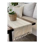 Buldan CSN Tekstil Pamuklu Şal Motif Dantel Örgü Runner