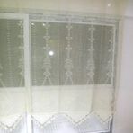 Buldan El İşi Dantelli Naturel Makrome Palmiye Desen 190x150 cm Tül Perde