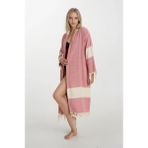 Buldan Store Elmas Bornoz S-M L-XL %100 Pamuk - S - M - Kırmızı