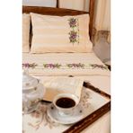 Buldan Store Kaneviçe Pike Takımı El Işlemeli Tek Kişilik (Kırmızı) - 160 x 220 cm