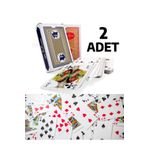 BULDUK 101 65 2 Adet İskambil Pişti Oyun Kağıdı Briç Batak 52 Oyun Kağıdı İskambil Kartı