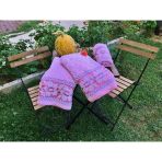 BuldumOnu Pembe Model 3'lü %100 Pamuk Banyo Havlusu Takım