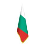 Bulgaristan Bayrağı -Ofis-Makam-Toplantı Odaları - Saçaklı Makam Bayrağı
