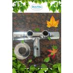 BULİTRA Su Armatürleri Çift Çıkışlı Taharet Musluğu - Ara Musluk 1/2 'den 3/8'e Aç/Kapa 1. Kalite