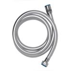 Bulitra Su Armatürleri Pvc Kaplama Spiral Duş Hortumu Gri Kırılmaz Kopmaz Banyo Duş Hortumu ( 150 Cm)