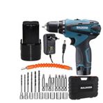 Bulldozer ARBPTCD203SET Mavi 20 Volt 3 Ah Darbesiz Çift Akülü Şarjlı Vidalama + 24 Parça Makinesi