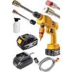 Bulldozer Basınçlı Oto Bahçe Yıkama Makinesi 2 Akülü Nozzle Setli