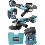 Bulldozer Kömürsüz Profesyonel Çift Akülü Şarjlı Avuç Taşlama Spiral Brushless
