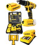Bulldozer Maximum Set 36 Parça Darbeli Akülü Vidalama Şarjlı Matkap