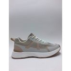 Bulldozer Triko Hafif Esnek Bej Rengi Bağcıklı Dar Kalıp Sneaker Spor Erkek Ayakkabı C-6324144597BLL