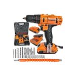 Bulldozer XRT24521 Xr-titan 24 V 5 + 27 Parça Titan Usta Seti Ah Darbeli Çift Akülü Şarjlı Vidalama Matkap