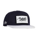 Bullshit Logolu Beyaz-Lacivert Hip Hop Şapka