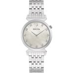 Bulova 96P216 Kadın Kol Saati - Gri - Gümüş