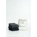 Buluş Organic 2'li Lacivert, Antrasit Yarım Konç Havlu Tabanlı Erkek Spor & Tenis Çorabı - Lacivert - Antrasit - 40 - 44
