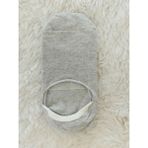 Buluş Organic 2'li Melanj Gri Viskon Görünmez Erkek Çorap - Bej - 40 - 44
