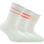 Buluş Organic 3'lü Kız Çocuk Tenis Okul Çorabı Beyaz - 19 - 22