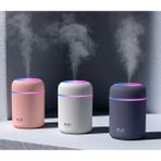 Bulut 250 ml Rgb Işıklı Ulrasonik Ledli Hava Nemlendirici Buhar Makinesi ve Aroma Verici - Beyaz