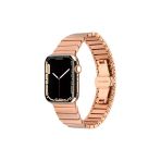 Bulut Aksesuar Watch Ultra 49Mm Kordon Uyumlu Krd-79 Metal Strap Kayış Blt Rose Gold
