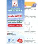 Bulut Eğitim ve Kültür Yayınları 7. Sınıf Matematik Yaprak Test