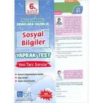 Bulut Eğitim Yayınları 6. Sınıf Sosyal Bilgiler Yaprak Test