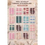 Bulut Kalıcı Oje/3d Jel Tırnak 14 Şerit Törpülü Set