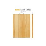BulutRetail Metal Saplı Bambu Kesim Panosu