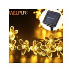 BulutRetail Solar Çiçekli Dekoratif 30 Led Bahçe Lambası