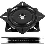 Bumech 17x17cm Döner Tabla Krom Renk ve Elektrostatik Toz Boya ile Dayanıklı