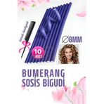 Bumerang Sosis Bigudi Tarak Seti 8 mm Kalınlık 10 Adet 721387