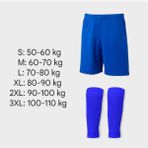 Bumerangspor Beli Bağcıklı Futbol Şortu ve Tabansız Futbol Çorabı Tozluk - XL - Saks
