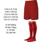Bumerangspor Futbol Şortu ve Futbol Çorabı Seti - 90-Kırmızı