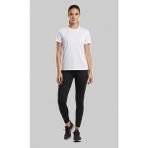 Bumerangspor Kadın Fitness Pilates Koşu Antrenman Yağmurdesen Polyester Kumaş Tişört - Beyaz