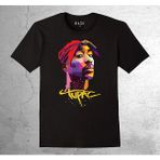 BUMETA 2pac Tupac Rap Rapstar Tişört Çocuk T-Shirt - 11 - 12 Yaş - Siyah